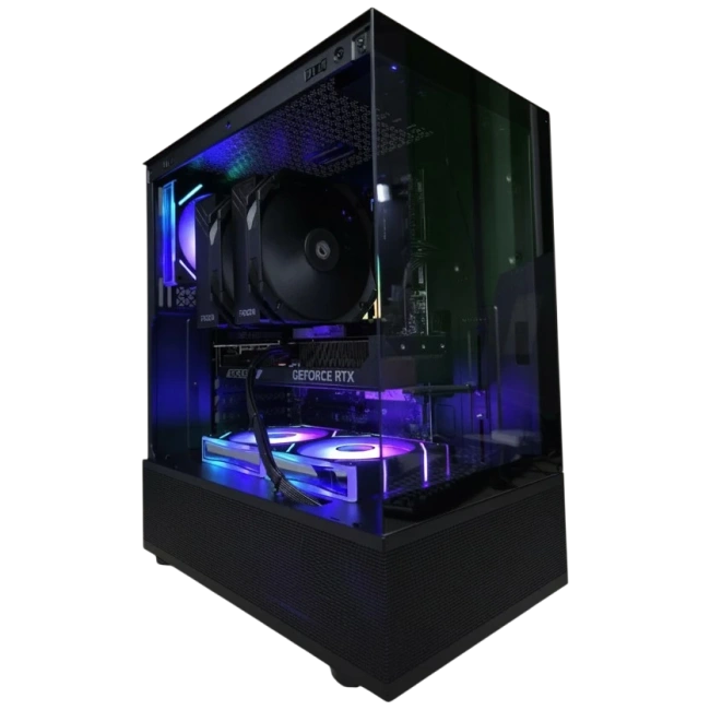 Офисный компьютер 990502 (Core i3-14100 3,5 ГГц/Intel B760/32 ГБ DDR4 3,6  ГГц/1024 ГБ SSD/Wi-Fi/650W/1STPLAYER MIKU Mi7-A ARGB Black) - купить! 